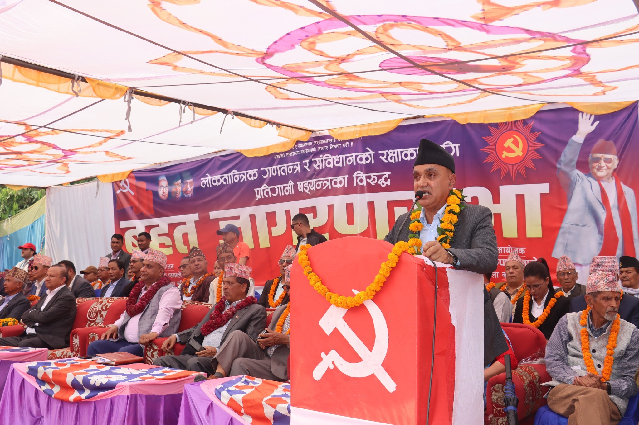 लोकतन्त्र माथि औँला उठाए डटेर खबरदारी गछौँः मुख्यमन्त्री कंडेल